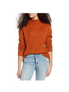 Bp. Funnel Neck Boucle Sweater